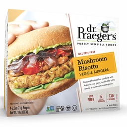 [140300010] Mushroom Risotto Veggie Burgers